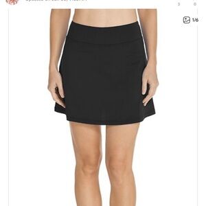 Coolibar Sandbar Swim Skort Navy‎ Blue